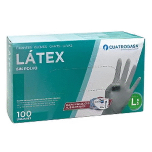 Guantes látex Blanco sin polvo