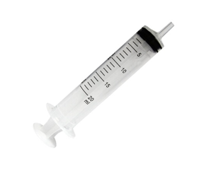 Jeringa 20ml 3 cuerpos Luer excéntrico