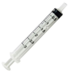 Jeringa Nipro 3ml.  3 cuerpos Luer céntrico