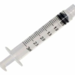 Jeringa 3ml de 3 cuerpos con rosca Luer Lock Nipro