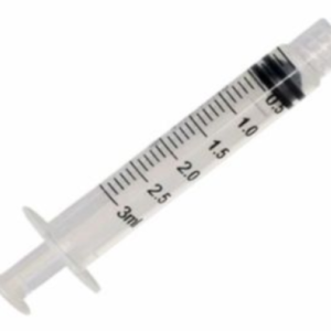 Jeringa 3ml de 3 cuerpos con rosca Luer Lock Nipro